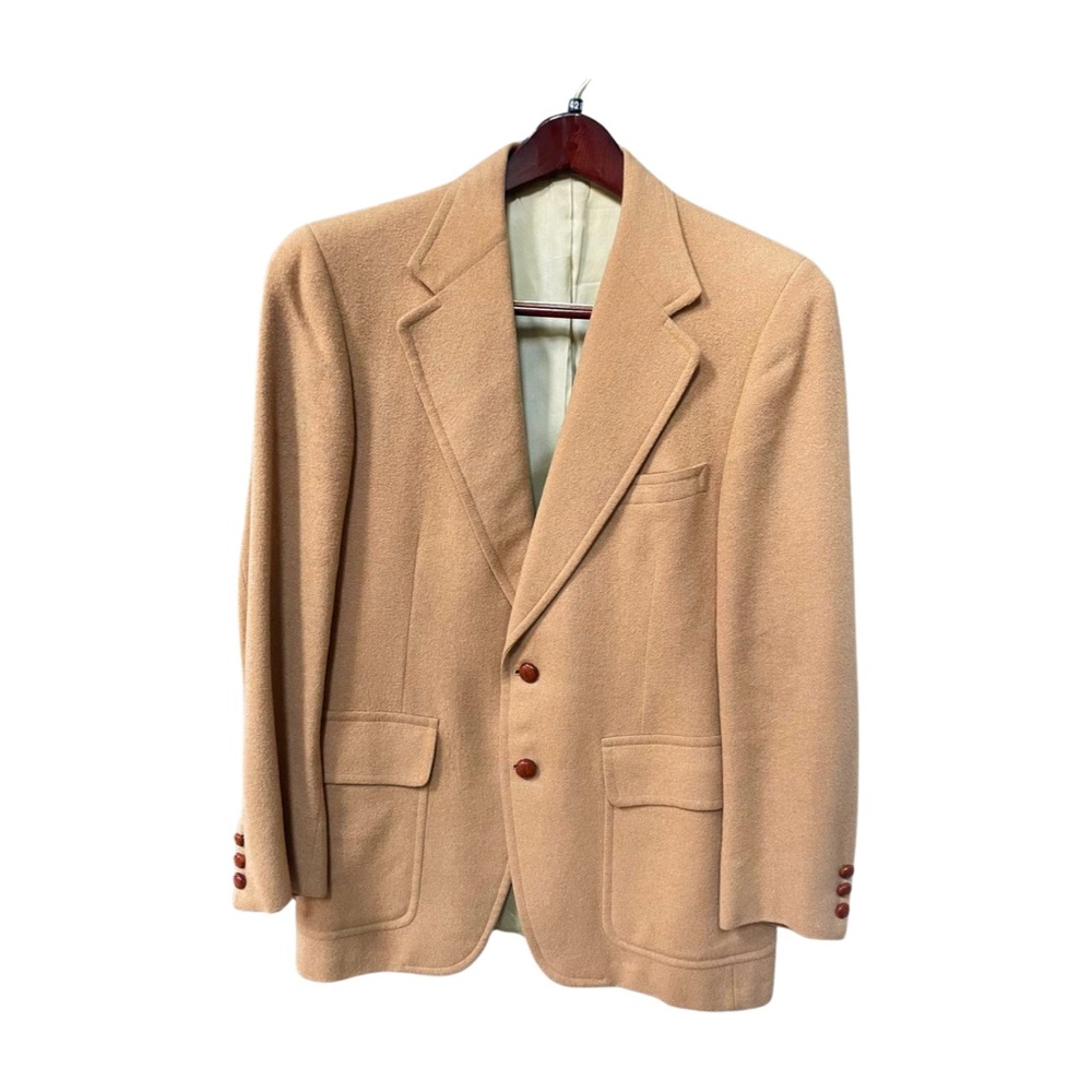 Vintage Men’s Classic Camel Hair Sport Coat w/ Union Tag